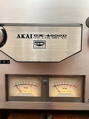 Vintage AKAI GX-4000D Reel-to-Reel Stereo Tape Deck. • $229