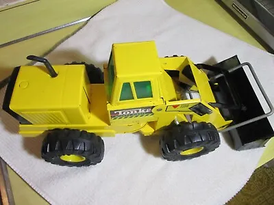 Vintage 1970s Large Mighty Tonka Diesel Pressed Steel Yellow Front End Loader • $75