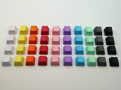 Blank Color Keycaps ALL ROWS 1U OEM Profile Colour PBT Key Cap For Keyboard • £7.49