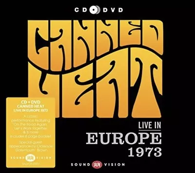 £14.99 • Buy Canned Heat ~ Live In Europe 1973 [Deluxe] CD & DVD (2014) SEALED 2 Disc Box Set