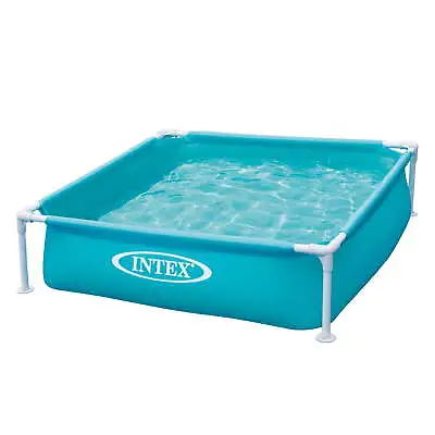 Intex 57173EP 4ft X 12in Mini Frame Kiddie Beginner Frame Swimming Pool Blue • $30