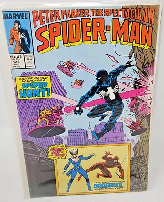 Spectacular Spider-man #128 New Black Cat Costume *1987* 8.5 • $4.24