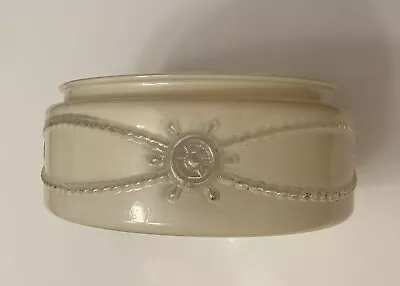 Vintage Nautical Ships Wheel & Rope Glass Ceiling Globe Light Shade 7.75  Fitter • $29.95