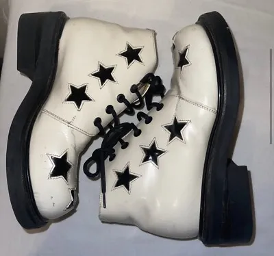 Muro Women’s Leather White Boots Size 4 • $125