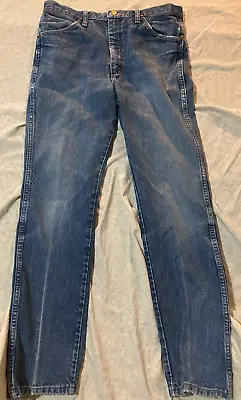 Wrangler Vintage Jeans Men 33x32 Blue 936PWD Western Cowboy Cut Light Wash • $25