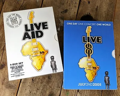 £29.95 • Buy Live Aid ~ 1985 & 2005 (DVD) Vintage Concert Performance Bundle - W' Booklets