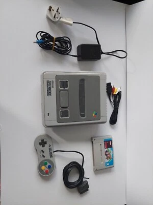 £80 • Buy Super Nintendo Console SNES UK PAL And Super Mario Kart Game