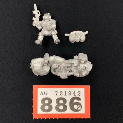$100 • Buy Trooper Rider On Bike Motorbike Imperial Guard Rogue Trader Metal Warhammer 40k