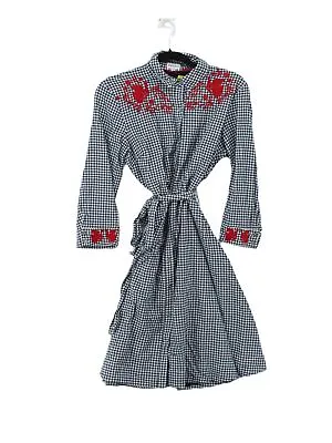 £72.50 • Buy Brora Women's Midi Dress UK 14 Multi 100% Cotton A-Line