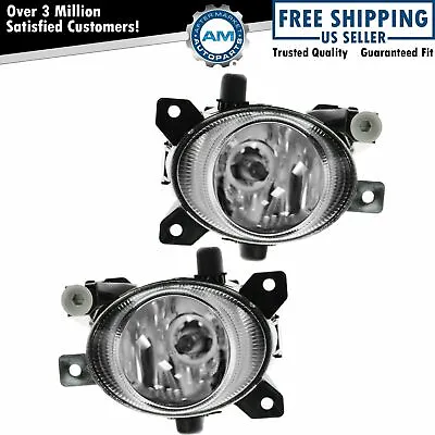 Fog Driving Lights Lamps Pair Set LH Left & RH Right For Saab 9-3 9-5 • $114.55