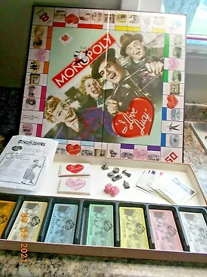 Parker Brothers Monopoly Game I Love Lucy Edition Missing Only 1 Set (house) • $34.99