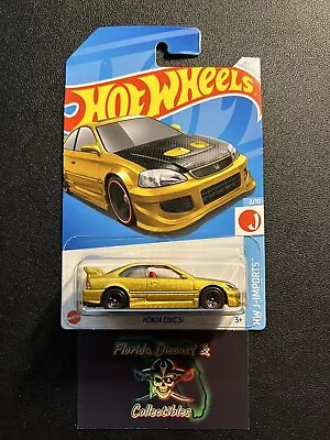 2024 HOT WHEELS GOLD HONDA CIVIC Si HW J-IMPORTS #2/10 HW #45 • $8.99