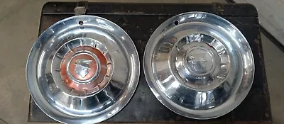 1954 Mercury  OEM  15   Merc Man  Hub Cap Wheel Cover  FoMoCo  One Pair (2) • $36