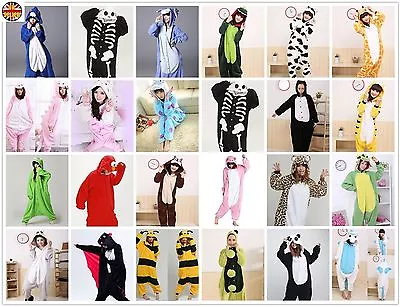 Winter New Unisex Onesiee Animal Kigurumi Animal Jumpsuit Role-playing Costume • £26.02