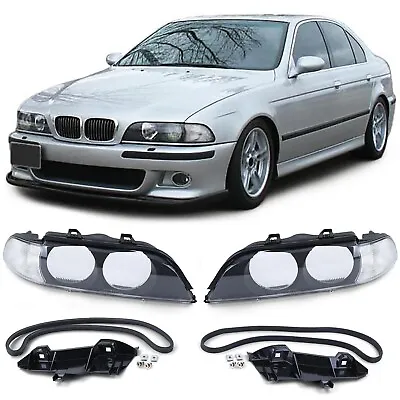 Clear Halogen Headlight Lenses For Bmw E39 5 Series 9/1995 - 8/2000  Nice Gift • $249.95