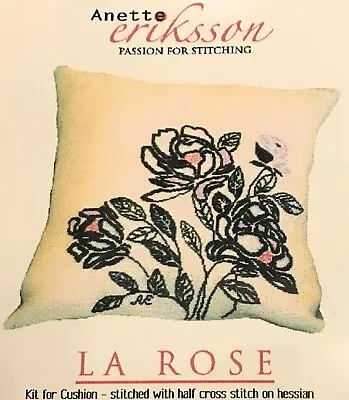 Anette Eriksson TAPESTRY Complete CUSHION Kit LA ROSE New Sealed With Backing • £14.99