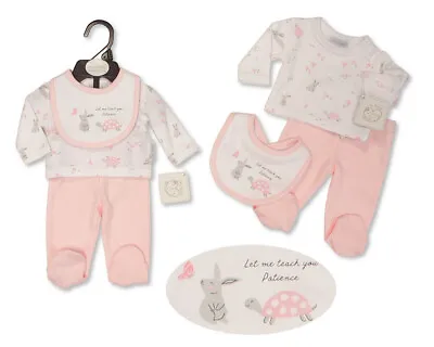 Premature Baby Girls Clothes Pink Prem Outfit Tiny Preemie Girl Layette Gift Set • £12.95