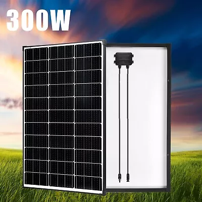 300W Solar Panel 12V Mono 300Watt Generator Caravan Camping Battery Charge Power • $90.25