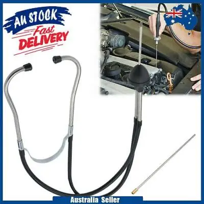 Dual Tube Car Engine Sound Diagnostic Tool Mechanic's Stethoscope Automotive NEW • $12.52