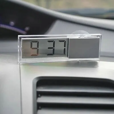 Car Digital LED Clock Mini Electronic Sucker Window Meter  • $2.11