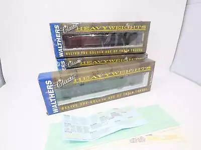 USED Walthers HO Scale Lot Of 3 Heavyweight Passenger Cars Santa Fe Read • $146.40