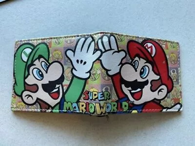 Super Mario World Bi-fold Wallet Luigi Peach Toad • $8