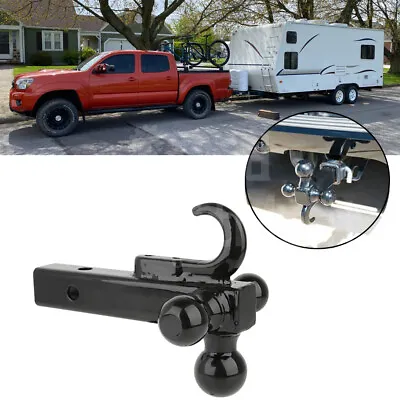 For Toyota Tacoma TRD 2 Inch Receiver Trailer Hitch Towing Tri 3 Ball Mount Hook • $52.99