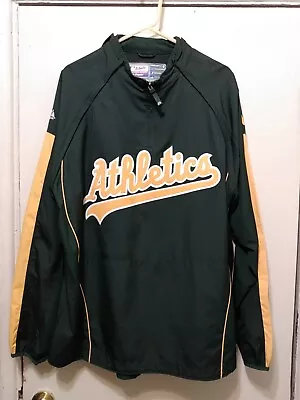 Majestic Oakland Athletics Windbreaker Cool Base Size XL • $50