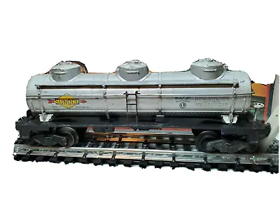 $44.98 • Buy Lionel 6415 Sunoco 3 Dome Tanker Car Postwar Model Railway 
