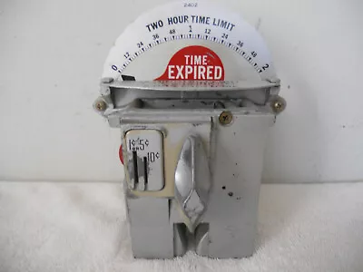 Vintage Working Duncan Model 60 2 Hour Parking Meter Coin Mech Timer 1¢ 5¢ 10¢ • $40