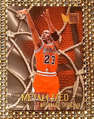 1996-97 Fleer Metal Universe Michael Jordan METALLIZED #128 EXTREME UHD PICS  • $19.99