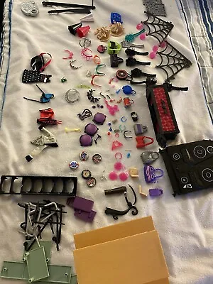 Monster High Doll Accessories Lot Used Purses Combs Misc Parts • $120