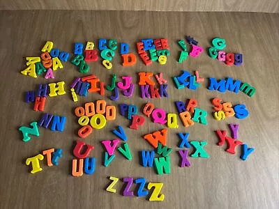 Magnetic Refrigerator Alphabet Letters ABCs Mixed Lot 116 Pieces Colorful • $9.99