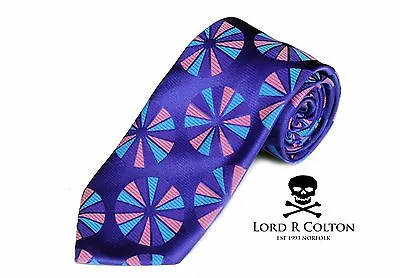 Lord R Colton Masterworks Tie - Parma Royal Purple & Pink Silk Necktie - New • $59.99