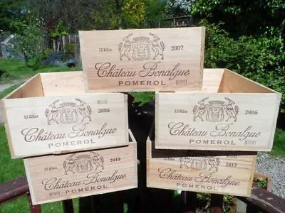 £17.95 • Buy POMEROL WINE BOX 12 Bottle Size - First Growth Vintage French Storage Crate..
