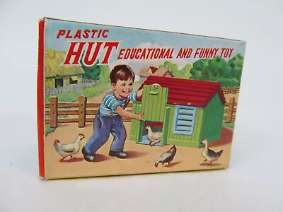 Shackman Plastic Hut Chicken Coop Farm Toy Vintage In Original Box • $8.49