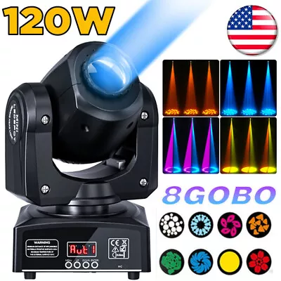 120W RGBW Moving Head Stage Lighting LED DJ Party Light DMX Beam Disco Lights US • $69.91