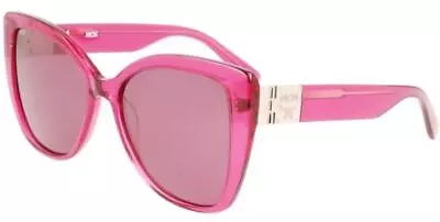 NEW MCM 724S 620 Crystal Strawberry Sunglasses With Pink Lenses & MCM Case • $99.95