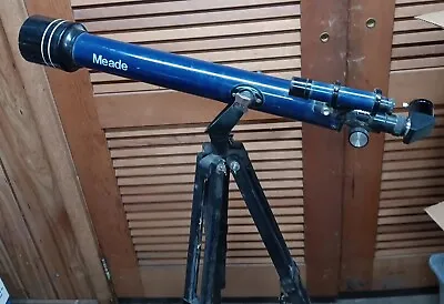 MEADE Vintage ASTRONOMY TELESCOPE MODEL 227 Used Telescope D=60mm F=700mm • $49.95