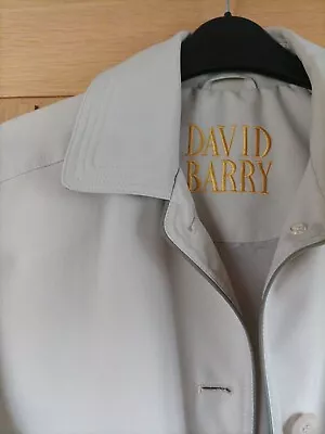 Ladies Light Beige Neutral Lined Lightweight Jacket David Barry Size 10 • £10
