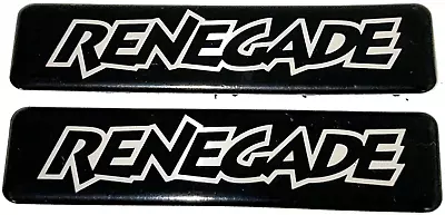 02 03 04 Jeep Liberty— Renegade  Left Right Door Sticker Nameplate Emblems 2pc • $22.82