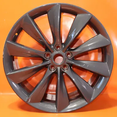 Tesla Model S Wheel 21  Rim 2016 2017 2018 2019 2020 1017337-00-c 21x9.0  Oem • $302.72