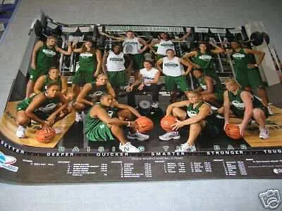 Michigan State Womens Basketball Poster 2005-06  Team Lady Spartans • $8.99