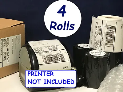 DYMO 4XL Labels Direct Thermal Shipping Labels 4 Rolls 4 X6  1744907 Compatible • $25.99