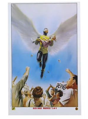 Alex Ross Angel X-Men Lithograph Marvels #2 Marvel Comics X-Men From 2003 • $24.95