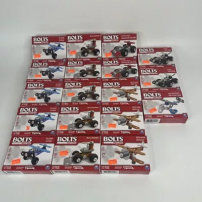 BOLTS By Meccano Lot Of 18 Plane Biplane Helicopter Car Bulldozer New • $94.20