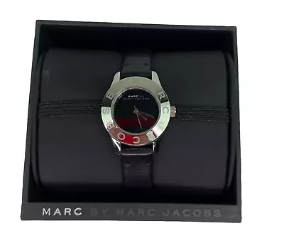 Marc By Marc Jacobs Silver And Black Watch Blade Mini MBM1211 - Needs Battery • $55