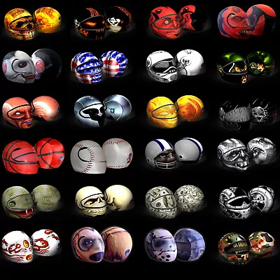 Skullskins Full Face Motorcycle Helmet Cover AND Visor Shield Sticker Decal  • $48.95