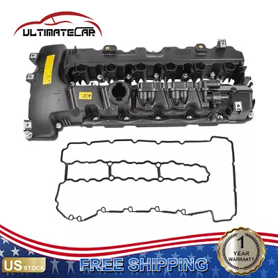 $64.96 • Buy Engine Valve Cover W/ Gasket For BMW 135i 335i 535i 740i N54 Z4 X6 11127565284