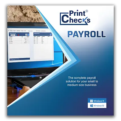 $79.99 • Buy Payroll PRO Software For Windows 10 /11- CD- Includes 12 Month License